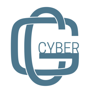cybergc blue on white logo
